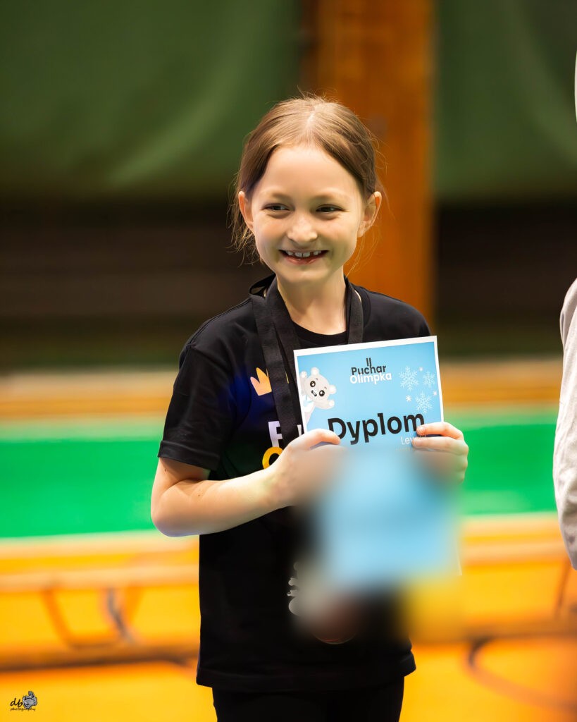 Zawodniczka z dyplomem